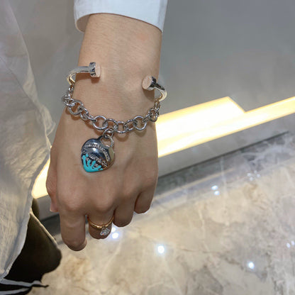 [Resenly Jewelry]LOVE HEART RETURN TO TIF SILVER BRACELET