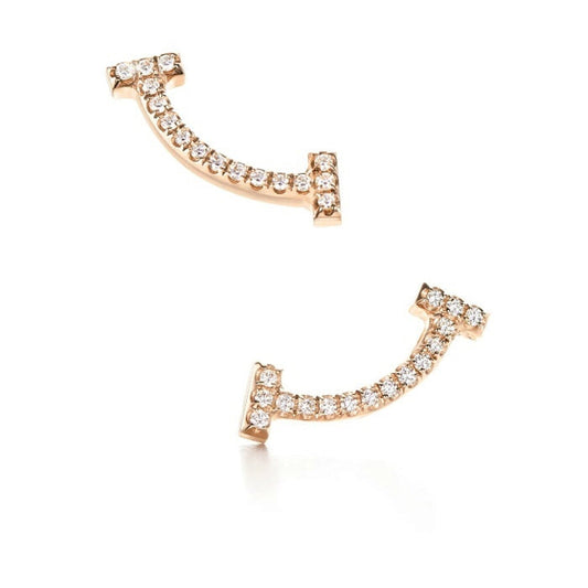 [Resenly Jewelry]スマイル ダイヤモンドピアス