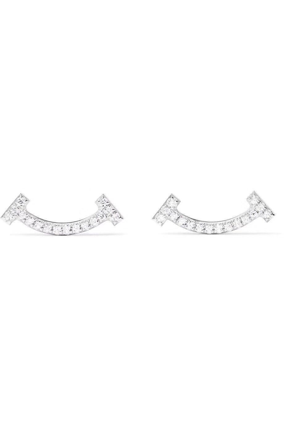 [Resenly Jewelry]SMILE DIAMOND EARRINGS