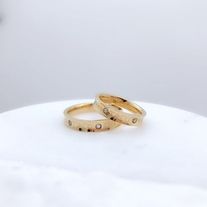 [Resenly Jewelry]DOUBLE DIAMOND RING