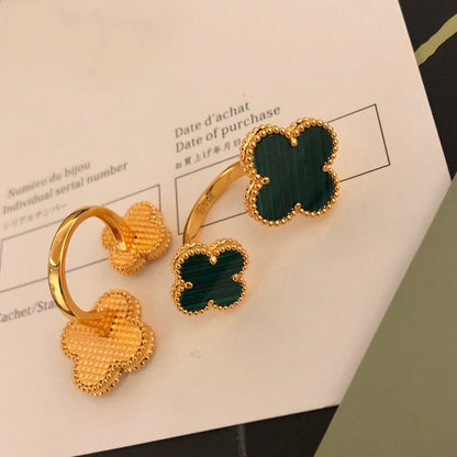 [Resenly Jewelry]CLOVER BETWEEN THE FINGER RING