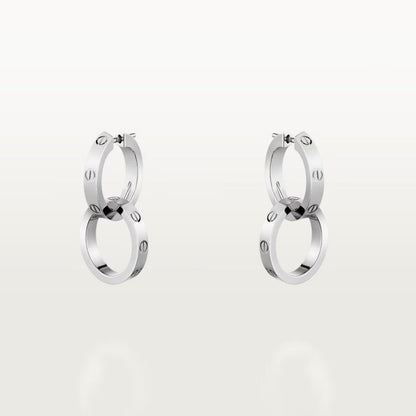 [Resenly Jewelry]LOVE 3.3MM ダングルピアス