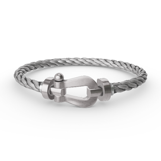 [Resenly Jewelry]FORCE LARGE HORSESHOE NO DIAMOND BRACELET SILVER
