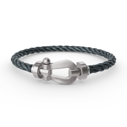 [Resenly Jewelry]FORCE LARGE HORSESHOE NO DIAMOND BRACELET SILVER