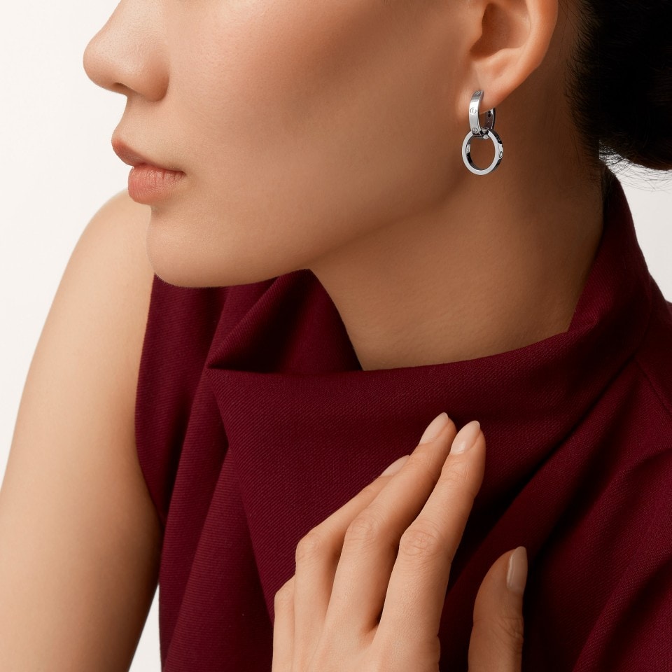 [Resenly Jewelry]LOVE 3.3MM ダングルピアス