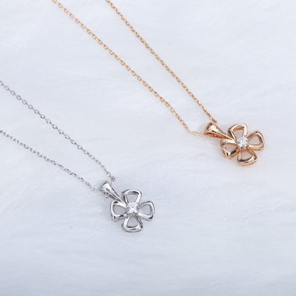 [Resenly Jewelry]FIOREVER NECKLACE DIAMOND CENTER