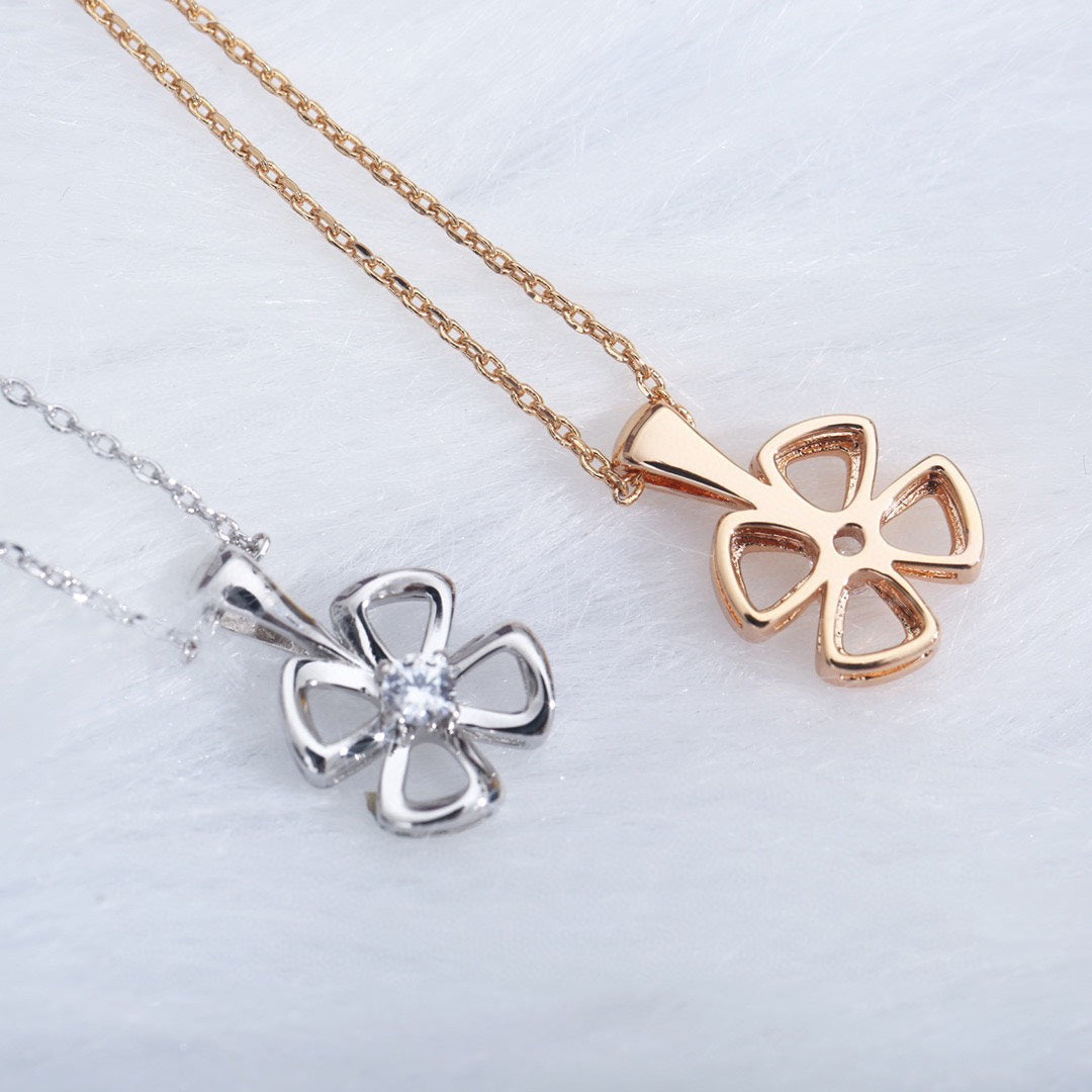 [Resenly Jewelry]FIOREVER NECKLACE DIAMOND CENTER