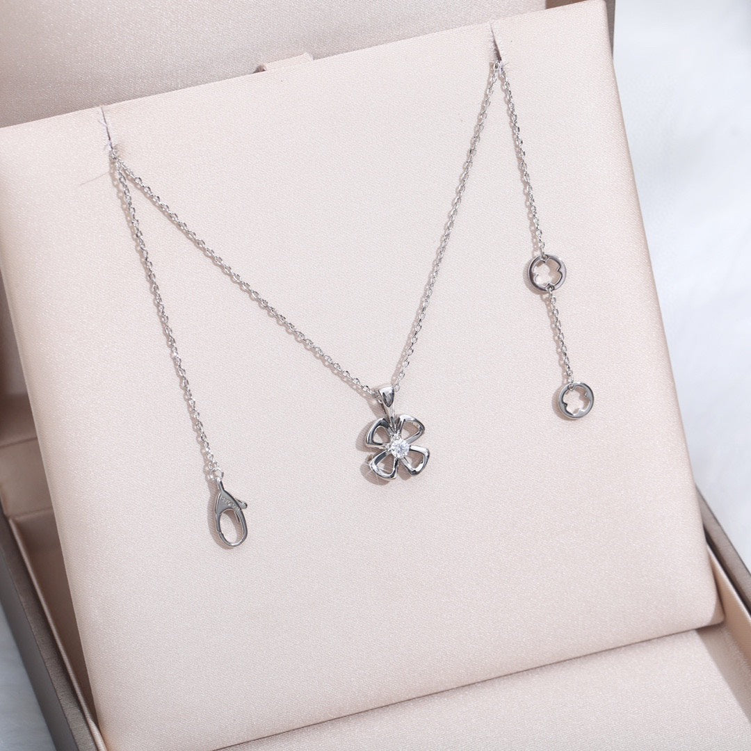 [Resenly Jewelry]FIOREVER NECKLACE DIAMOND CENTER