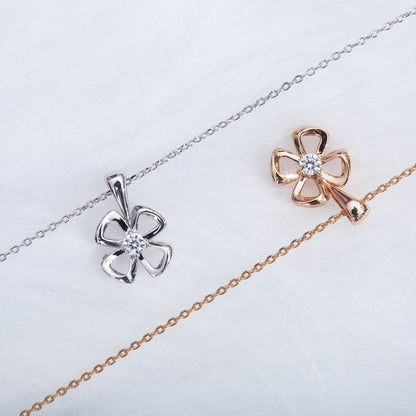 [Resenly Jewelry]FIOREVER NECKLACE DIAMOND CENTER