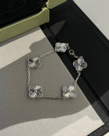 [Resenly Jewelry] CLOVER 5 MOTIF LASER BRACELET COLLECTION